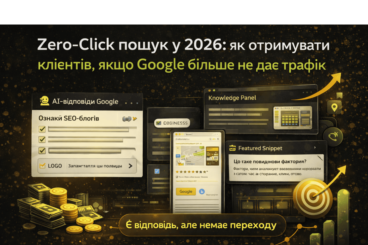 Zero-Click пошук у 2026: як отримувати клієнтів, якщо Google більше не дає трафік
